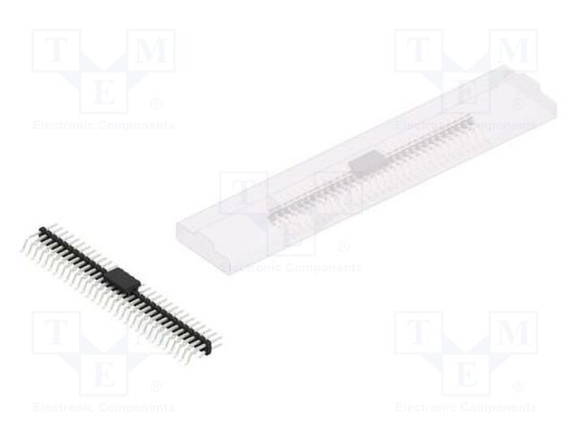 Connector: pin strips; pin header; male; PIN: 62; 2mm; SMT; 2x31