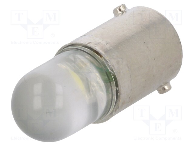 LED lamp; white; BA9S; 12VDC; 12VAC