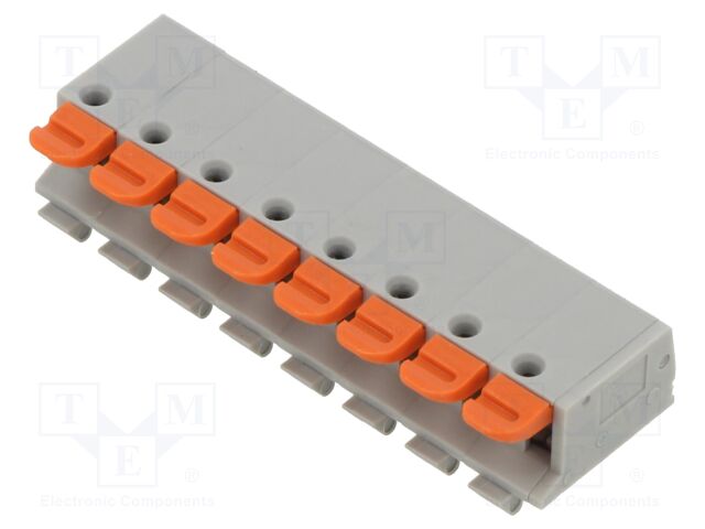 Connector: PCB terminal block; terminal; GA; 7A; PIN: 8; angled