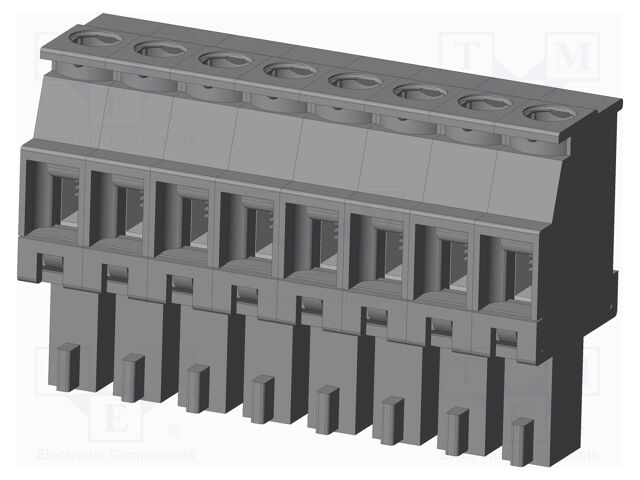 Connector: pluggable terminal block; plug; female; angled 90°