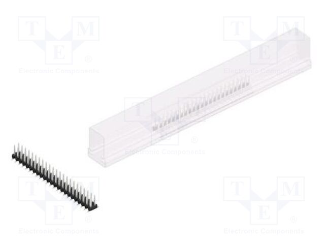 Connector: pin strips; pin header; male; PIN: 46; 2mm; SMT; 2x23