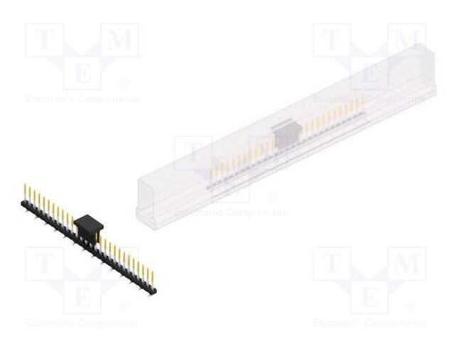 Connector: pin strips; pin header; male; PIN: 28; 2mm; SMT; 1x28