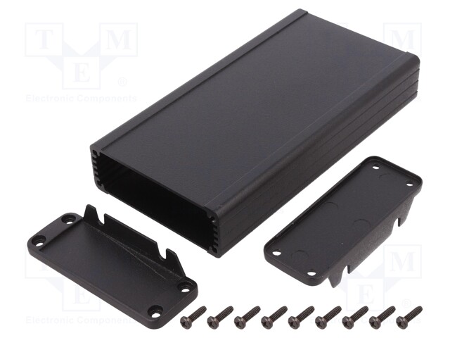 Enclosure: with panel; with fixing lugs; 1457; X: 84mm; Y: 160mm