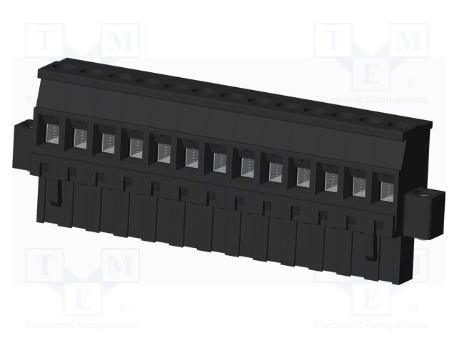Connector: pluggable terminal block; plug; female; angled 90°