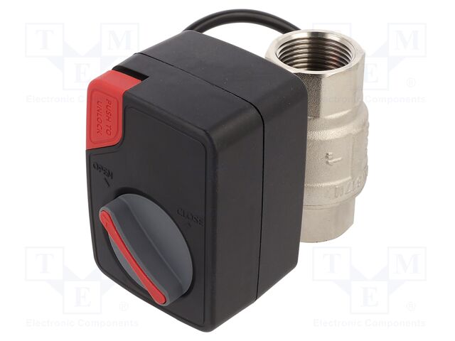 Shutoff valve; IP64; max.30bar; Temp: 0÷60°C; 220÷240VAC; OUT: NC