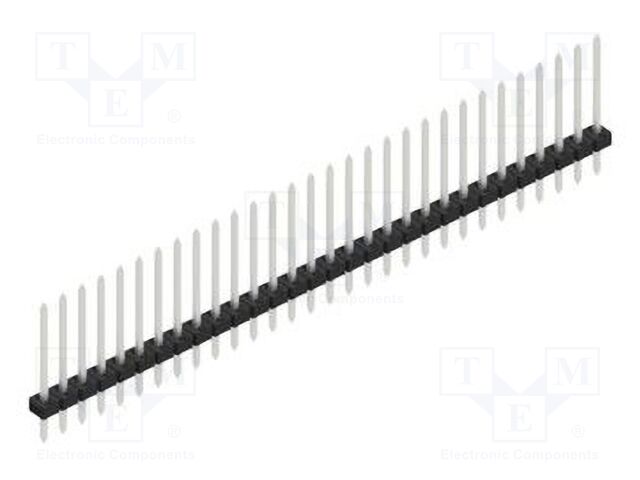 Connector: pin strips; pin header; male; PIN: 30; 2mm; THT; 1x30
