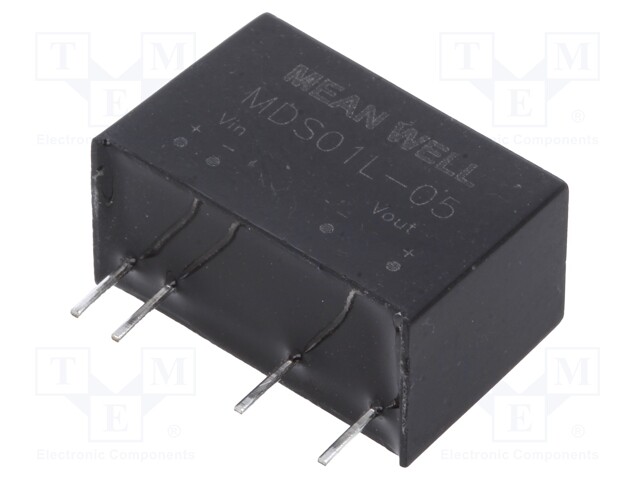Converter: DC/DC; 1W; Uin: 4.5÷5.5V; 5VDC; Iout: 200mA; SIP7; 4.2g