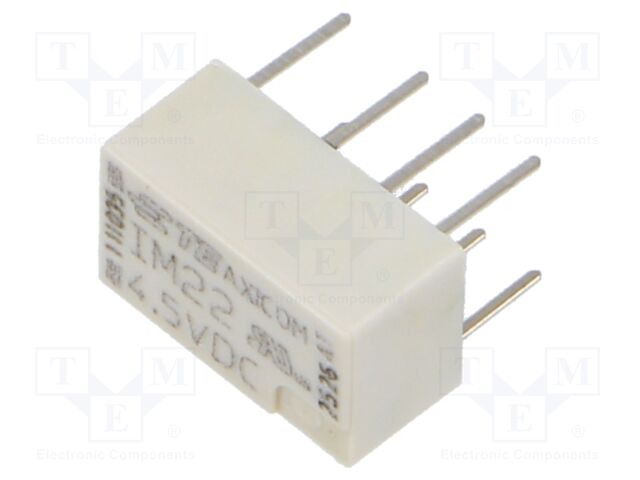 Relay: electromagnetic; DPDT; 2A; IM; subminiature,signal; THT
