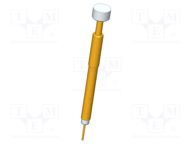 Needle-like test probe; Operational spring compression: 4.2mm