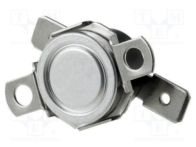 Sensor: thermostat; Output conf: NC; Topen: 90°C; Tclos: 75°C; 10A