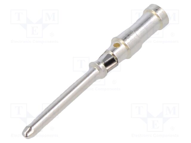 Contact; male; silver plated; 0.14÷0.37mm2; turned contacts