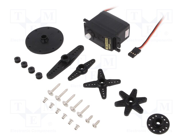 Motor: servo; 4.8Ć·6VDC; standard; digital; 40x20.2x36mm; plastic