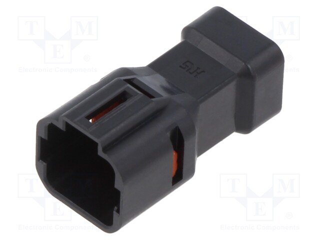 Connector: wire-wire; DF62W; crimped; straight; PIN: 9; plug; male