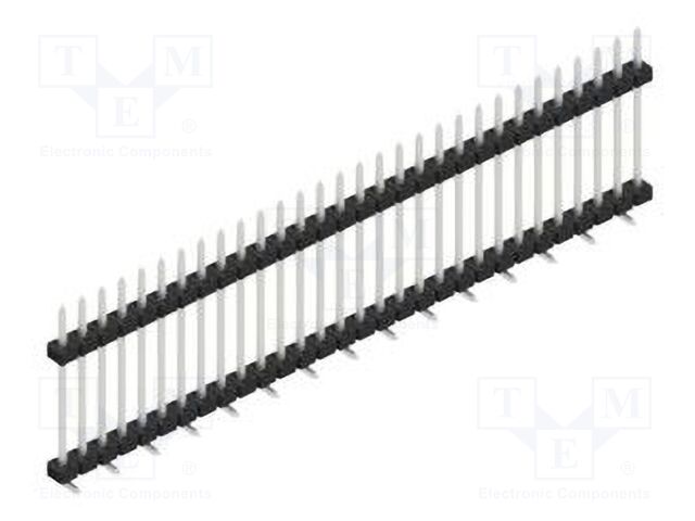 Connector: pin strips; pin header; male; PIN: 30; 2mm; SMT; 1x30