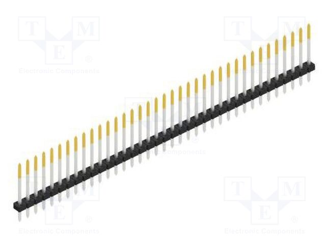 Connector: pin strips; pin header; male; PIN: 37; 2mm; THT; 1x37