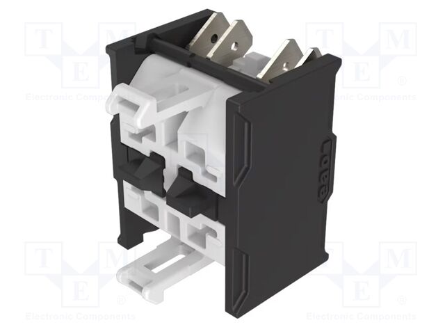 Contact block; 22mm; OptoHiT; front fixing; Contacts: NC x2; 6A