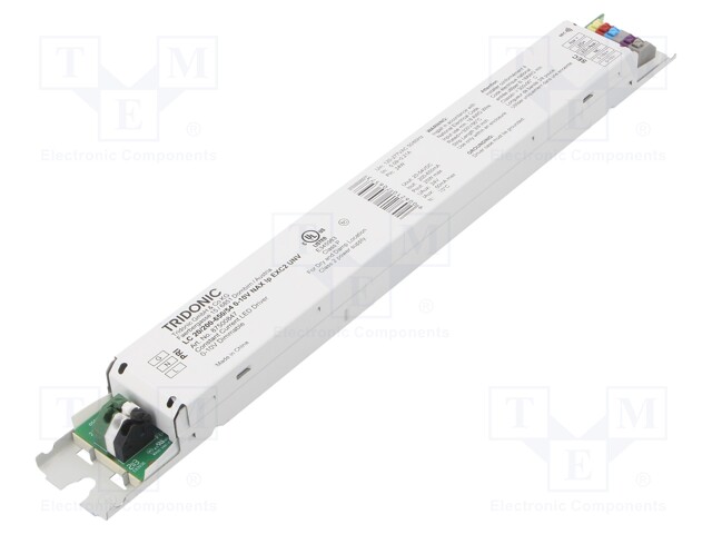 Power supply: switched-mode; LED; 20W; 20Ć·54VDC; 200Ć·650mA; IP20