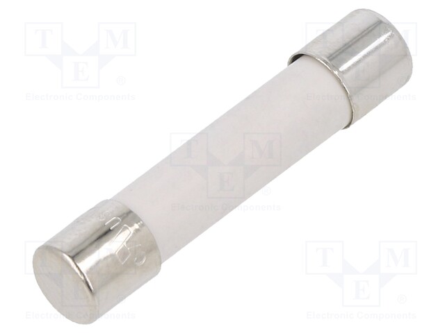 Fuse: fuse; 25A; 500VAC; ceramic,cylindrical; 6,3x32mm