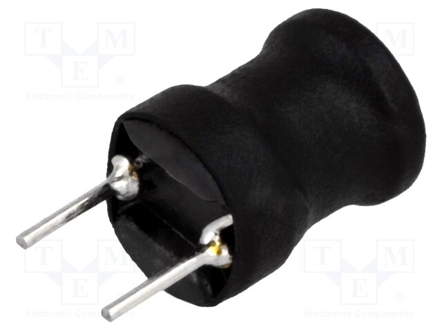 Inductor: wire; THT; 10uH; 3A; 45mΩ; ±10%; Ø8.5x11mm; vertical