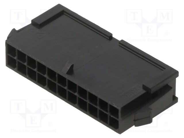 MicroFit 3.0 Plug DR PnlMnt 22Ckt