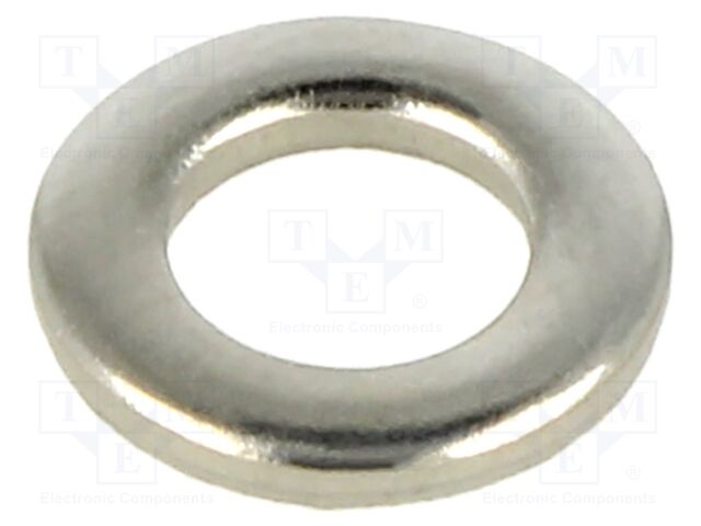 Washer; round; M6; D=12mm; h=1.6mm; A2 stainless steel; DIN 125A