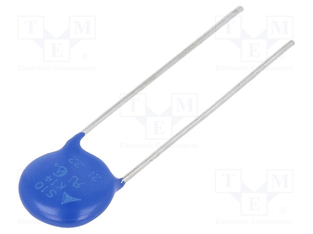 Varistor: metal-oxide; THT; 14VAC; 18VDC; 22V; 500A; 2J; -40÷105°C