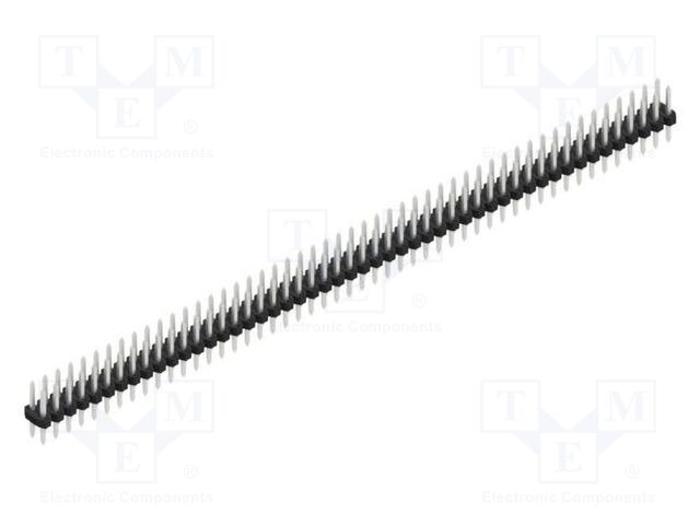 Connector: pin strips; pin header; male; PIN: 100; 2mm; THT; 2x50