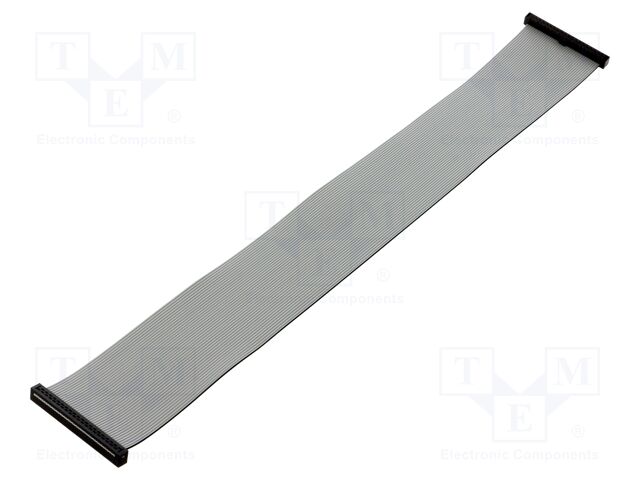 Ribbon cable with IDC connectors; IDC,both sides; Tape ph: 1mm