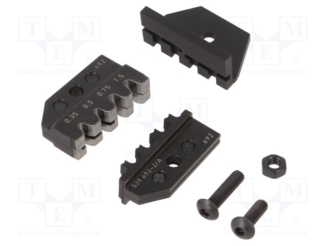 Crimping jaws; 0.35÷1.5mm2