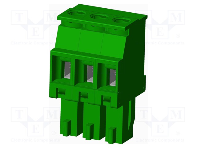 Connector: pluggable terminal block; plug; female; angled 90°