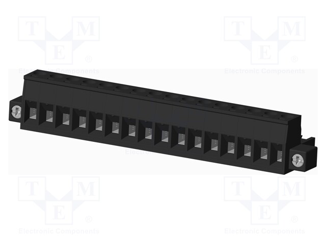 Connector: pluggable terminal block; plug; female; straight; 300V