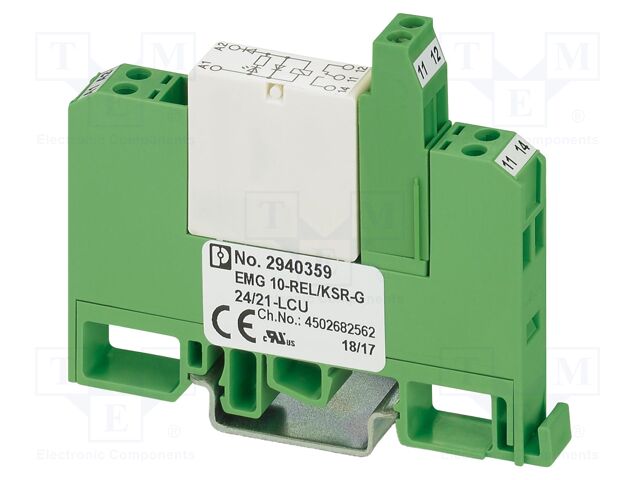 Relay: interface; Mounting: DIN