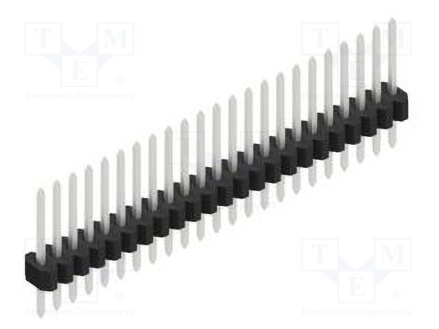 Connector: pin strips; pin header; male; PIN: 23; 1.27mm; THT; 1x23