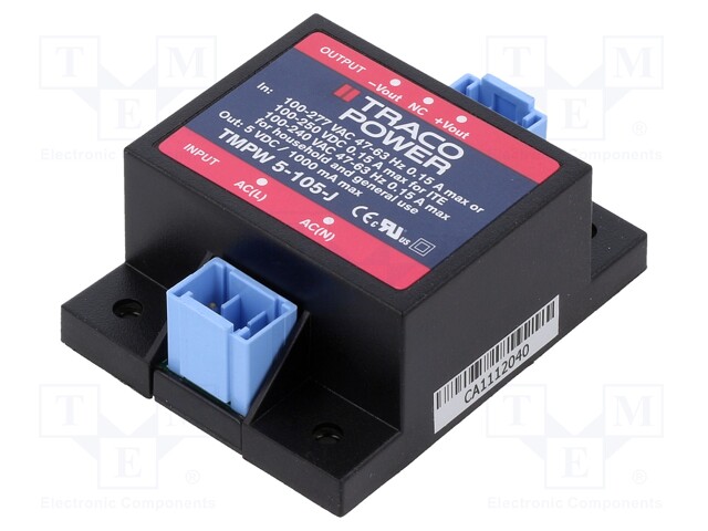 Converter: AC/DC; Electr.connect: quick connector; 4kV