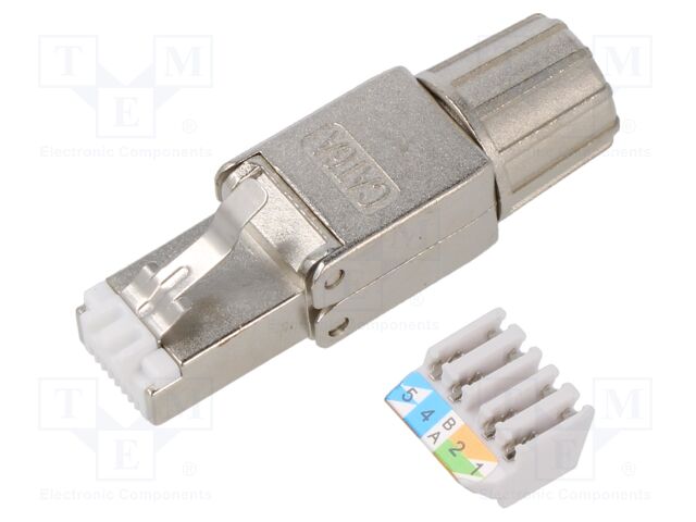 Coupler; Cat: 6; shielded; Layout: 8p8c; RJ45 socket,both sides