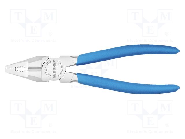 Pliers; universal; induction hardened blades; 182mm; universal