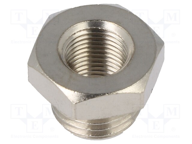 Nipple; reductive; Input thread: G 1/4"; Output thread: G 1/8"