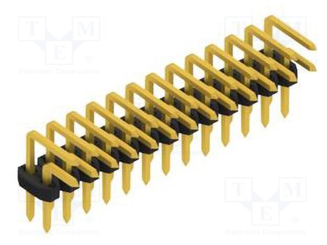 Connector: pin strips; pin header; male; PIN: 26; 2mm; THT; 2x13