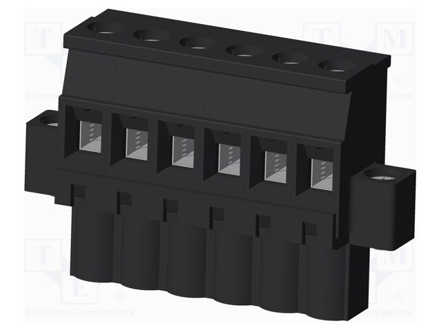 Connector: pluggable terminal block; plug; female; angled 90°