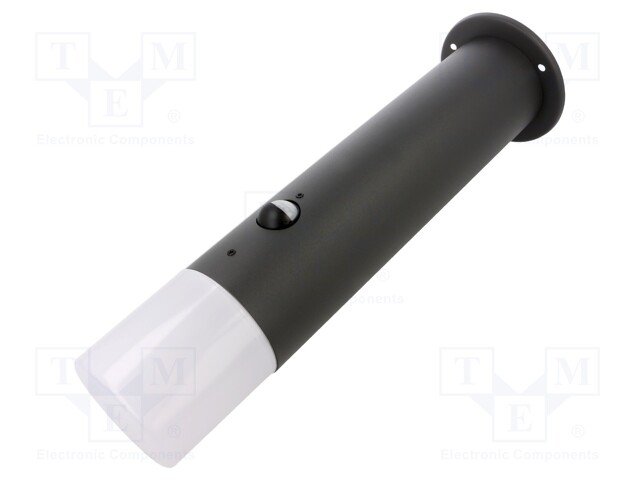 With motion detector; CORTA; IP44; Lamp: garden luminaire; 25W