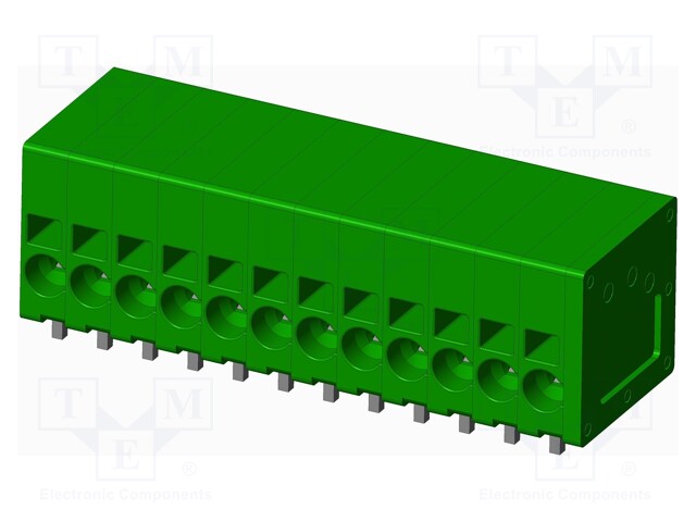 Connector: PCB terminal block; terminal; Plating: tinned; on PCBs