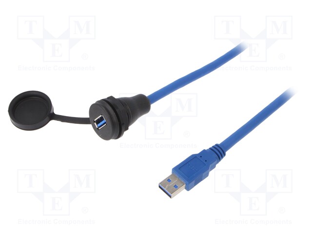 Adapter cable; USB A socket,USB A plug; 1310; USB 3.0; IP67; 2m