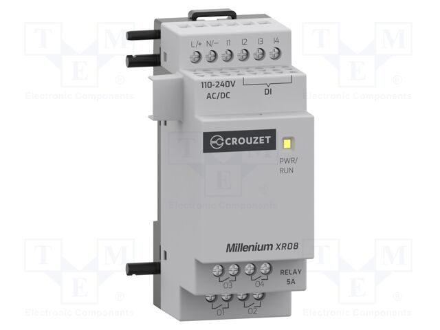 Module: extension; IN: 4; OUT: 4; OUT 1: relay; 110÷230VAC; Millenium