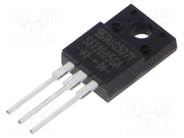 Diode: rectifying; THT; 300V; 10Ax2; ITO220AB; automotive industry