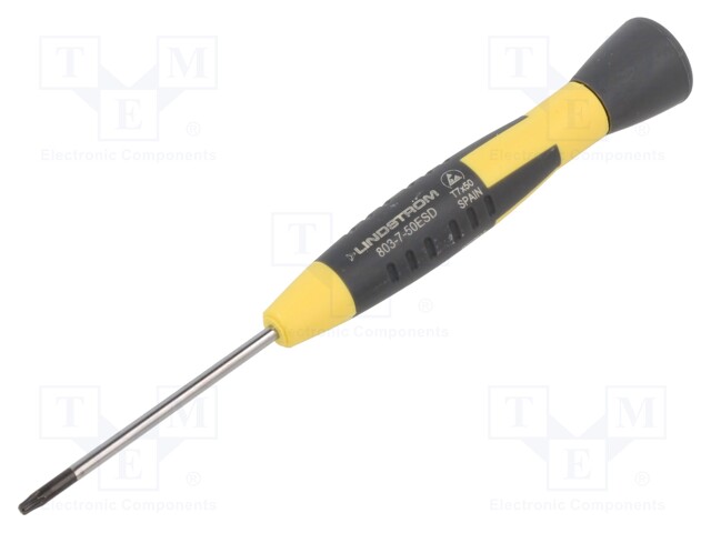 Screwdriver; Torx®; precision; TX07; ESD; Blade length: 50mm