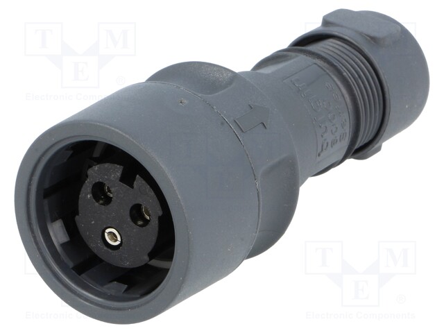 Connector: circular; plug; female; PIN: 3; Buccaneer 6000; UL94V-0