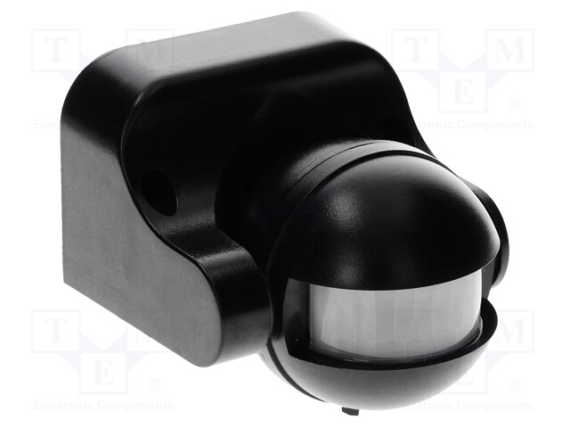 Motion sensor; wall mount; 230VAC; IP44; 12m; Range: 10s÷7min; 180°