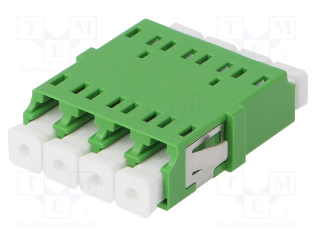 Connector: fiber optic; socket,coupler; single mode  (SM),quad