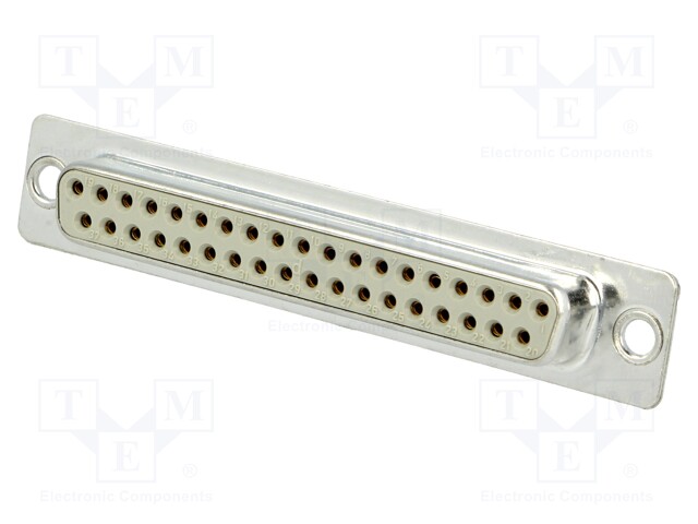 D-Sub; PIN: 37; plug; female; turned contacts; soldering