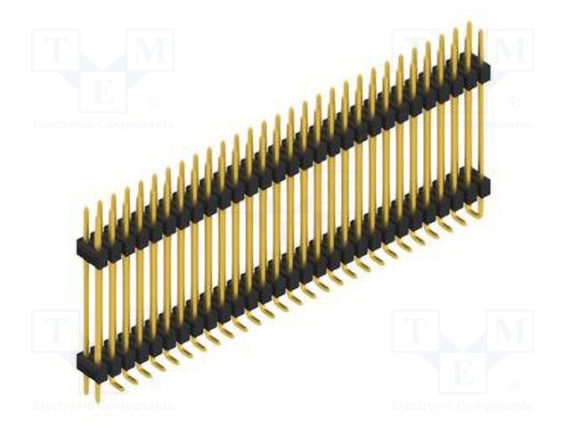 Connector: pin strips; pin header; male; PIN: 58; 2.54mm; SMT; 2x29